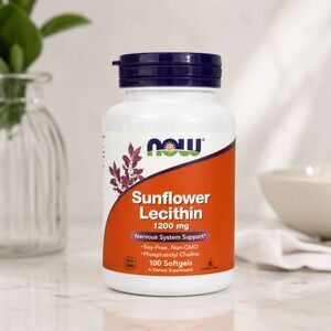Supplements, Sunflower Lecithin 1200 Mg with Phosphatidyl Choline, 100 Softgels